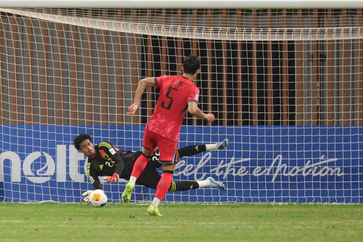 沙特阿拉伯队在比赛中获得了重要胜利 沙特阿拉伯队在比赛中获得了重要胜利